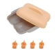 thumbnail image 1 of Advancent Caja desmontable para maíz al vapor, platos fáciles de limpiar para mazorcas de maíz, vaporera para microondas Cocina y Comedor naranja, 1 of 6