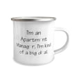 thumbnail image 2 of Gag Apartment manager 12oz Camper Mug, I'm an Apartment, Gifts For Men Women, Present From Colleagues, For Apartment manager, 2 of 4