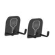 thumbnail image 4 of Paquete de 2 soportes para raquetas de pickleball, ganchos, clips y accesorios, expositor para bolsas de gimnasio, dormitorio, armario y garaje., 4 of 9