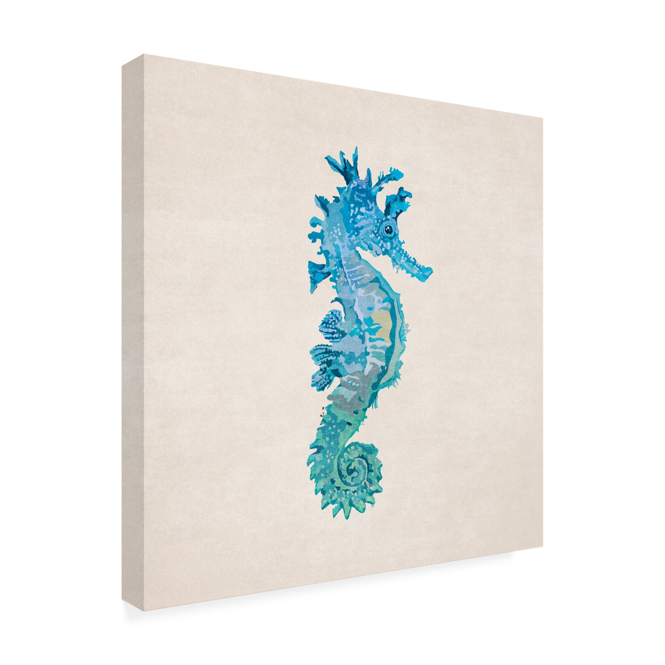 Trademark Fine Art Emel Tunaboylu Mavi Canvas Wall Art