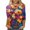 Multicolor Plus Size Blouse for Women_j, variant on CYMMPU 3/4 Sleeve Blouses for Women Dressy Casual Round Neck Tunic Tops Loose Fit Floral Printed Spring Tops Summer Trendy Shirts Lightweight Basic Tees Multicolor L