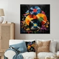 thumbnail image 2 of Designart "Melodic Colors of Vinyl Records I" Music Metal Wall Art Prints, 2 of 5