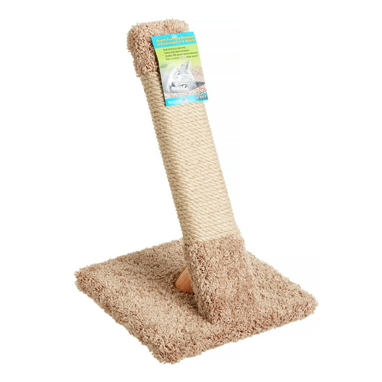 Angled sisal cat on sale scratcher