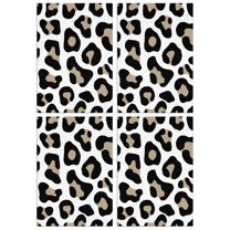 4 Pcs Funny Kitchen Towels,Leopard Print Pattern Microfiber Dish Towels,Kitchen Tea Towels,Kitchen Towel Set (18" X 26")