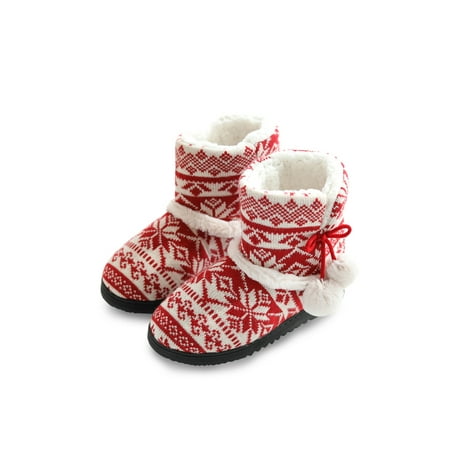 

Lacyhop Womens House Shoe Bootie Slippers Winter Warm Boots Floral Printed