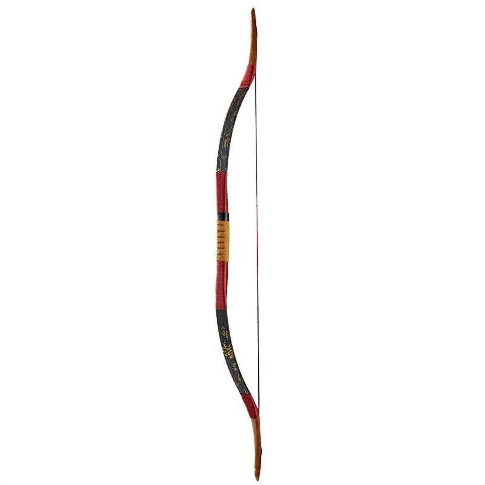 AMEYXGS Traditional Archery Recurve Bow Longbow Horsebow & Arm guard & Carbon Arrows
