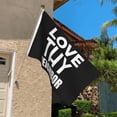 thumbnail image 6 of Love Thy Neighbor 3x5 Double Sided Flag Fade Resistant Banner Polyester Flag with 2 Brass Grommets For Indoor Outdoor, 6 of 8