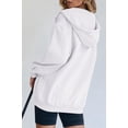 thumbnail image 4 of Lady cute hoodie teen girl fall jacket oversized sweatshirt casual drawstring clothes zipper Y2k hoodie with pockets, 4 of 6