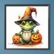 thumbnail image 2 of 5D DIY completo redondo taladro diamante pintura Halloween calabaza rana kit decoración del hogar JShteea El nuevo, 2 of 9