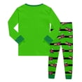 thumbnail image 3 of LIIPEE Boys Cartoon Graphic Pajamas Long Sleeve Tees And Pants Pajama Sets Kids Fall Casual Sleepwear 2-10 Years, 3 of 4