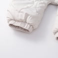 thumbnail image 6 of OJSFQUFP Baby Winter Fleece Lined Snowsuit Bear Ear Hooded Quilted Romper Warm Zipper Infant Jumpsuit, 6 of 7