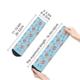 thumbnail image 2 of Goofa I Am A Fan Popcorn Pattern Non Slip Socks with Grips for Elderly, Crew Socks Yoga Hospital Socks Cushioned Sole Gripper Socks for Men Women, 2 of 5