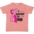thumbnail image 3 of Inktastic Breast Cancer Awareness I Support My Gigi with Pink Ribbon Boys or Girls Toddler T-Shirt, 3 of 5