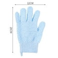thumbnail image 6 of Cheers.US 1 Pair Bath Gloves for Shower Natural Loofah Exfoliating Wash Gloves for Body and Face, Dead Skin Remover, Double Sided Microfibre Shower Body Gloves for Adults and Kids, 6 of 7