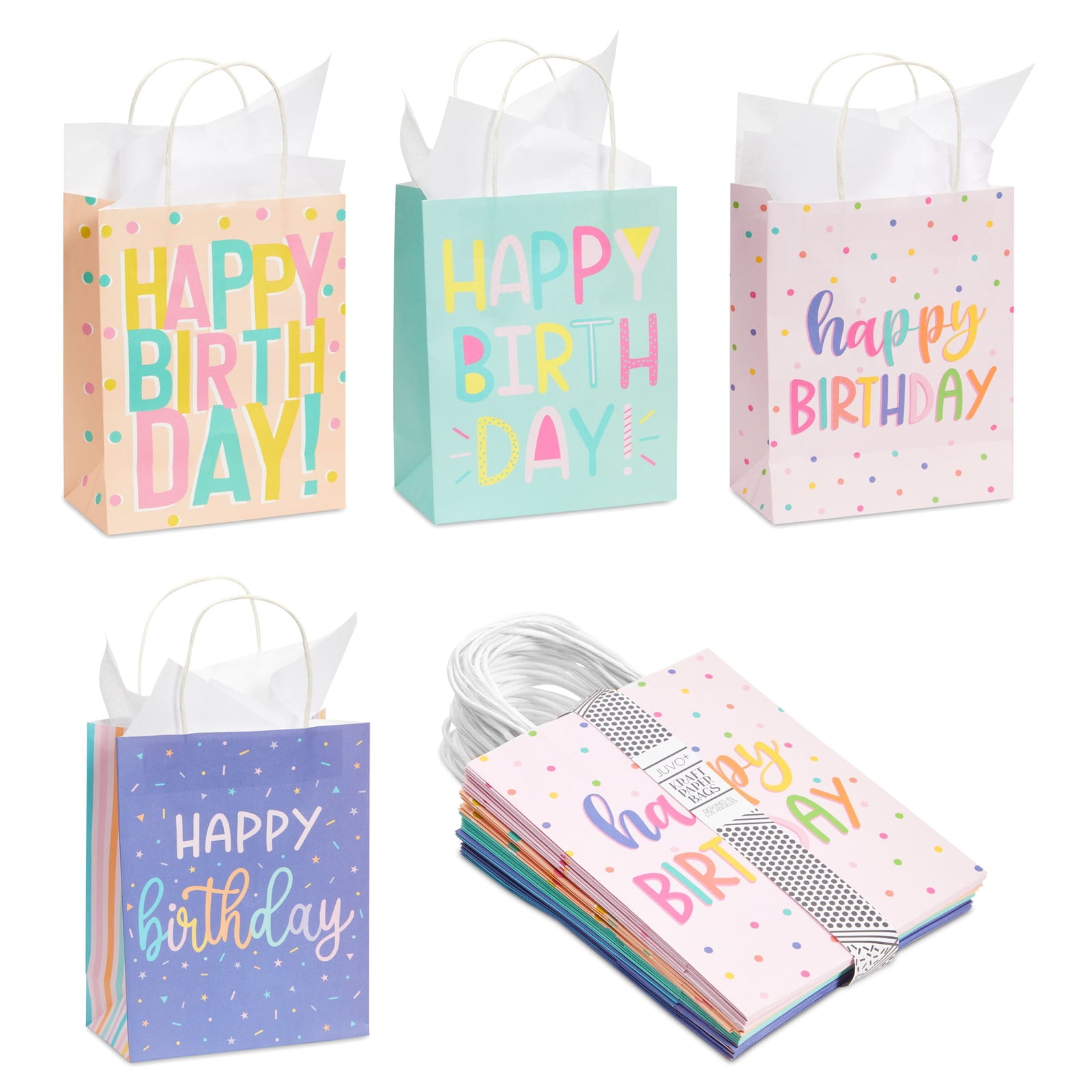 2 Extra Large 3d Happy Birthday Gift Bags for sale online 