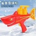 thumbnail image 1 of Children's Shark Snowball Gun, Snowball Launcher, Snowball Soft Ball Launcher, Outdoor Toy for Snowball Fights, Red Shark Snowball Gun, 1 of 1