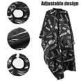 thumbnail image 4 of Unique Bargains Hair Cut Hairdressing Waterproof Professional Barber Gown 160x140cm Black, 4 of 7