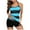 Blue, variant on OAVQHLG3B Tankini Bathing Suit for Womens Swimsuits Boyshort Women Summer Print Strappy Back Tankini Set Two Piece Swimsuits Swimdress