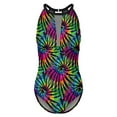 thumbnail image 4 of Tie Dye Pinwheels Swimsuit Sexy Colorful Print Ladies Swimwear One Piece Fashion Swimsuits Vaion Bath Push Up Mesh Beachwear, 4 of 7