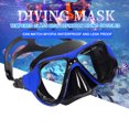 thumbnail image 3 of Máscara de buceo con esnórquel profesional gafas de esnórquel para adultos equipo de deportes acuáticos de natación de vidrio templado FLhrweasw  Nuevo, 3 of 9