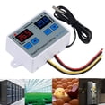 thumbnail image 2 of Termostato digital C/F Controlador de temperatura para incubadora Relé LED 10A, 2 of 8