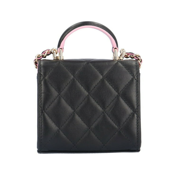 Pre-Owned Chanel Matelasse Coco Mark Shoulder Bag Lambskin