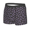 thumbnail image 5 of Goofa Bat Purple Printed Men's Boxer Briefs Underwear, Moisture-Wicking Underwear, Trunk,Soft and Breathable Cotton Underwear-, 5 of 9