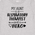 thumbnail image 4 of Inktastic My Aunt is a Respiratory Therapist and a Hero Boys or Girls Baby T-Shirt, 4 of 5