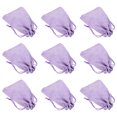 thumbnail image 2 of 10pcs Linen Jute Bag Jewelry Pouch Drawstring Gift Bags (Purple), 2 of 9