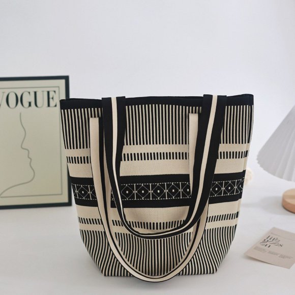 Zhuge Bolso de hombro tejido para mujer, bolso de mano tejido, bolso de mano tejido elegante para playa de verano, bolsos de hombro de 7,87 x 0,78 x 11,81 pulgadas (estilo H)