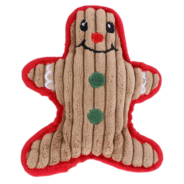 1pc chirrido de navidad juguete mascota mordisco de mascotas de juguete para perro juguete peluche juguete para perros