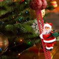 thumbnail image 4 of Electric Climbing Santa Claus on Ladder, Climbing Ladder Santa Doll Toy, (65cm Long Ladder), 4 of 6