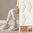 thumbnail image 5 of Uaswgudfs Women's Thermal Cozy Winter Ankles Socks, Thickened Cotton Sleep Socks Bed Socks for Bedroom & Home Use, Soft Breathable Footwear White, 5 of 6