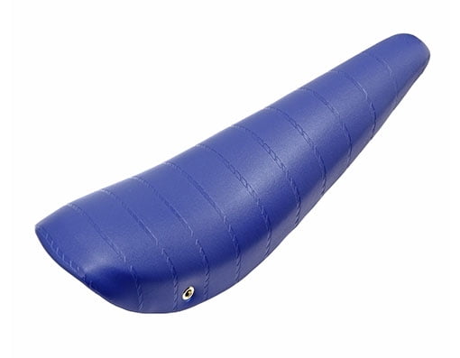 blue bike seat
