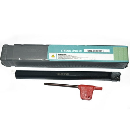 

Goodhd Left Hand SNL0012K11 150mm Inner Threading Turning Tool Boring Bar Holder+Wrench