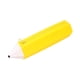 thumbnail image 3 of Estuche con forma de lápiz, organizador de escritorio portátil con cremallera, soporte para bolígrafos, bolsa para bolígrafos para niños, estudiantes, Amarillo, 3 of 9