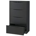 thumbnail image 4 of Famous Brand LF-30-4D-BLACK 30 Premium Lateral File Cabinet 4 Drawer Black, 4 of 7