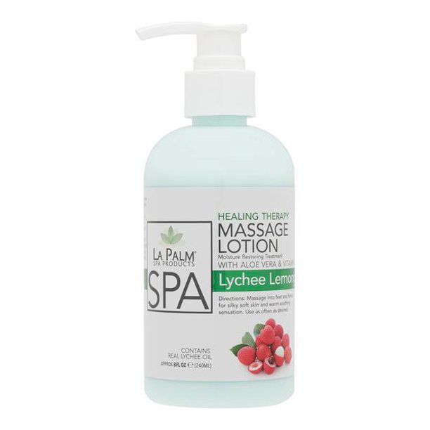 La Palm ORGANIC Healing Therapy Massage Lotion w/ Aloe Vera + Vitamin E