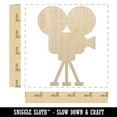 thumbnail image 2 of Film Movie Camera Wood Shape Unfinished Piece Cutout Craft DIY Projects - 4.70 Inch Size - 1/8 Inch Thick, 2 of 7