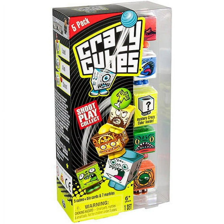 Crazy Cubes Aqua Theme Set of 5 Collectible Game Characters with