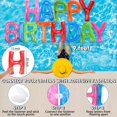 thumbnail image 2 of Globos flotantes con letras para piscina con forma de feliz cumpleaños, 20 pulgadas, 2 of 6