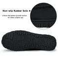 thumbnail image 6 of DSOLE Men's Moccasin Slippers Mens Memory Foam Slippers Slip On House Shoes Indoor Outdoor Anti-slip Sole Male Black 09, 6 of 6