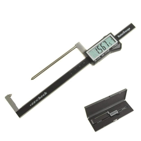 Brake Rotor Gauge Wheels on Large Digital Electronic Display Caliper