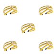 thumbnail image 3 of Qarigey Bandas para el cabello Perla Torcedura Nudo Diadema Estilo elegante Diadema Perlas Diademas estrechas multicolores Estilo Boda Amarillo Amarillo 5Conjunto, 3 of 6