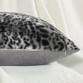 thumbnail image 3 of Home Soft Things Animal Print Faux Fur Pillow Covers, Set of 2, 20"x20", Blida, 3 of 6