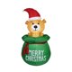 thumbnail image 5 of Cachorro inflable de 1,5 m para exteriores con forma de bolsa de regalo navideña, decoración inflable para jardín en liquidación con luces LED incorporadas para fiestas/Navidad/patio/jardín, decoració, 5 of 5