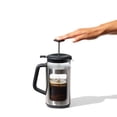 thumbnail image 3 of OXO Brew 8‑Cup French Press with Grounds Lifter, Borosilicate Glass Carafe, 3 of 6