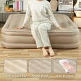 thumbnail image 5 of TripHug Queen Air Mattress with Fast Inflation Pump, 16 Inch Height, 650 lbs, Leak-Free & Odorless for Camping Home Guests, 5 of 6