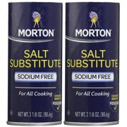 Morton Salt Substitute, 3.12 oz - PACK OF 4