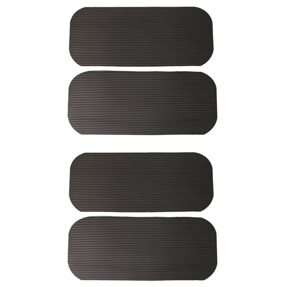 4Pcs Pilates Workout Mat Thick Yoga Knee Pad Cushion Extra Support for Knees Wrists Elbows,4 x Yoga Mat,black